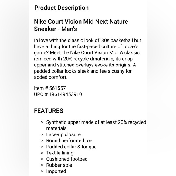 Nike Court Vision Next Nature Sneaks - Picture 11 of 12